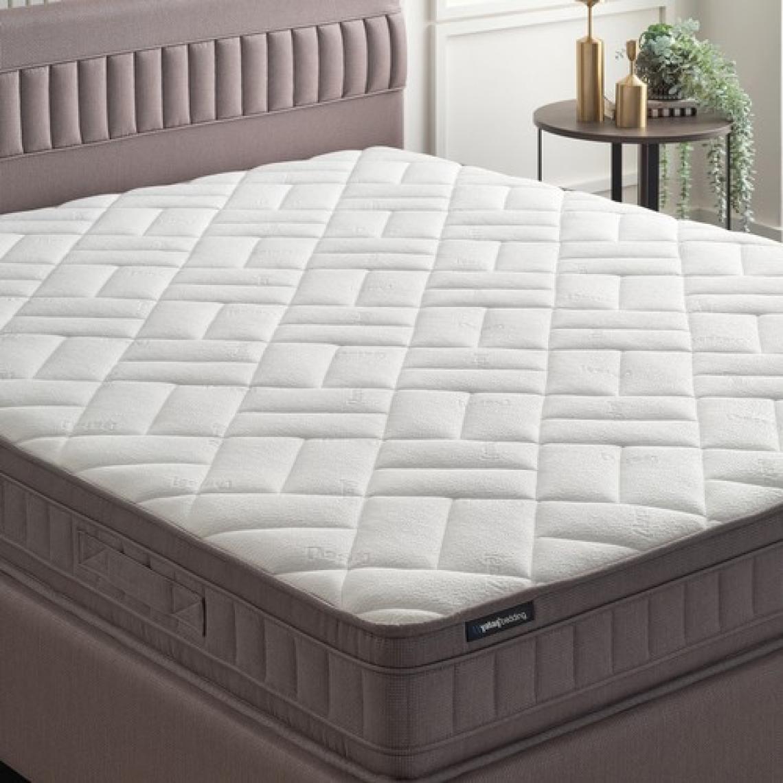 Yataş Bedding Sleep Balance Pro Yatak, Somni Baza, Nano Başlık Çift Kişilik 3'lü Set - Kahverengi
