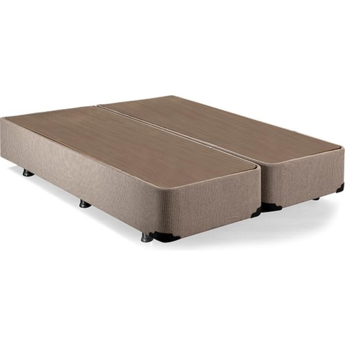 Niron Baza 180x200 cm Çift Kişilik Sandıklı Klasik Kumaş Baza Sağlamlaştırılmış Metal Profil Baza