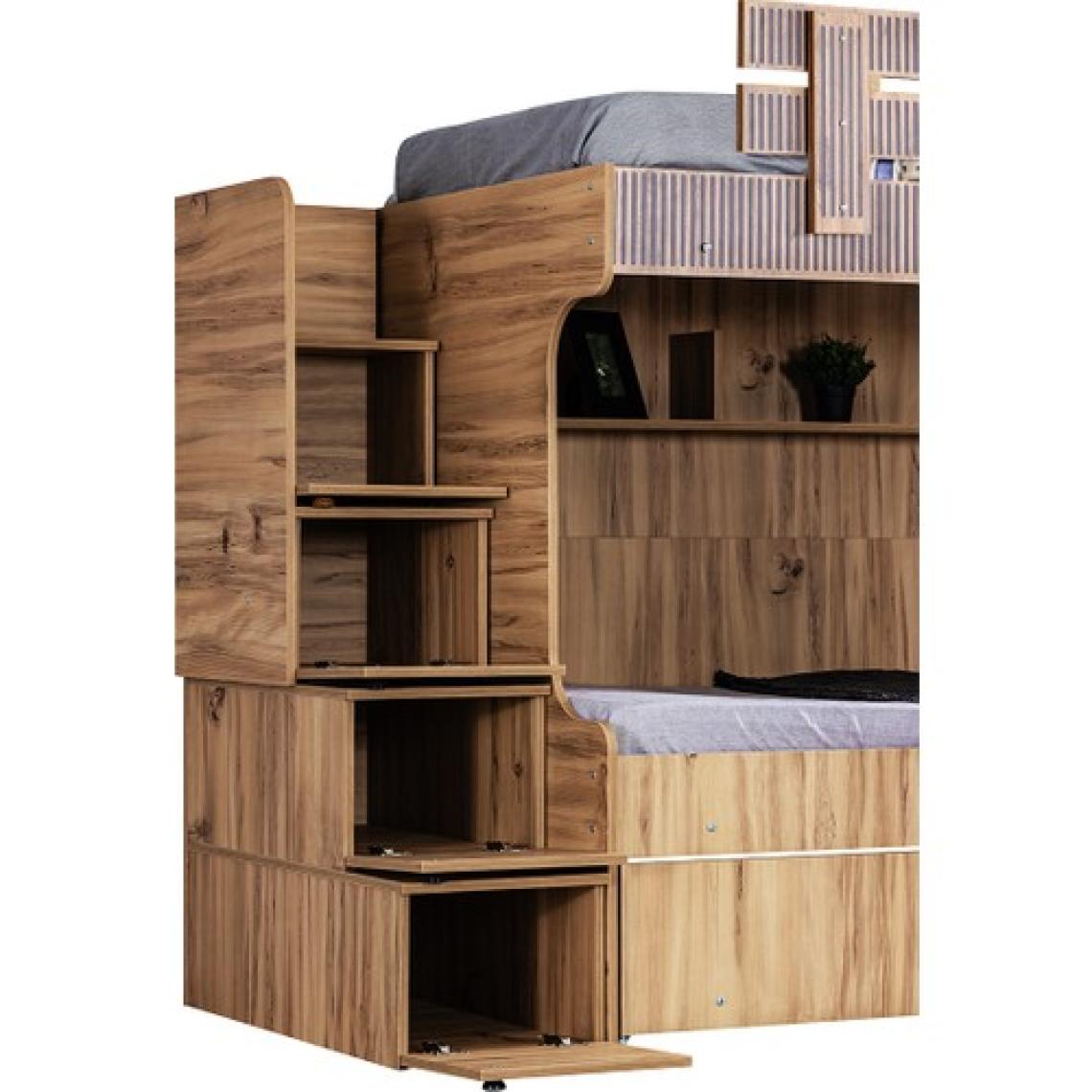 Setay Natural Yavrulu Ranza - 3'lü Ceviz Ranza + 2 Adet Comfort Yatak