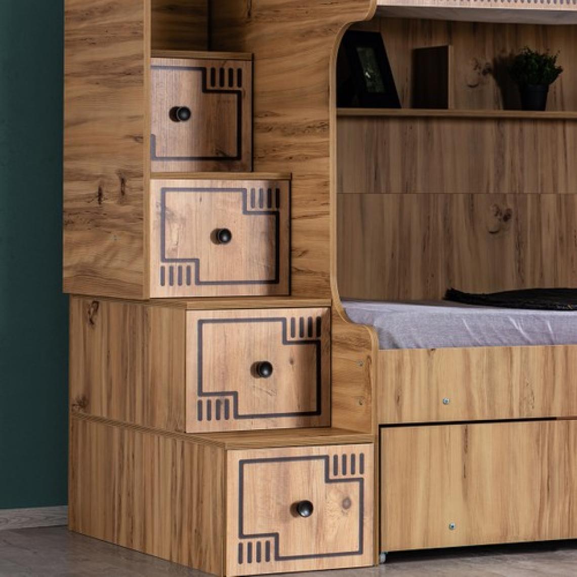 Setay Natural Yavrulu Ranza - 3'lü Ceviz Ranza + 2 Adet Comfort Yatak