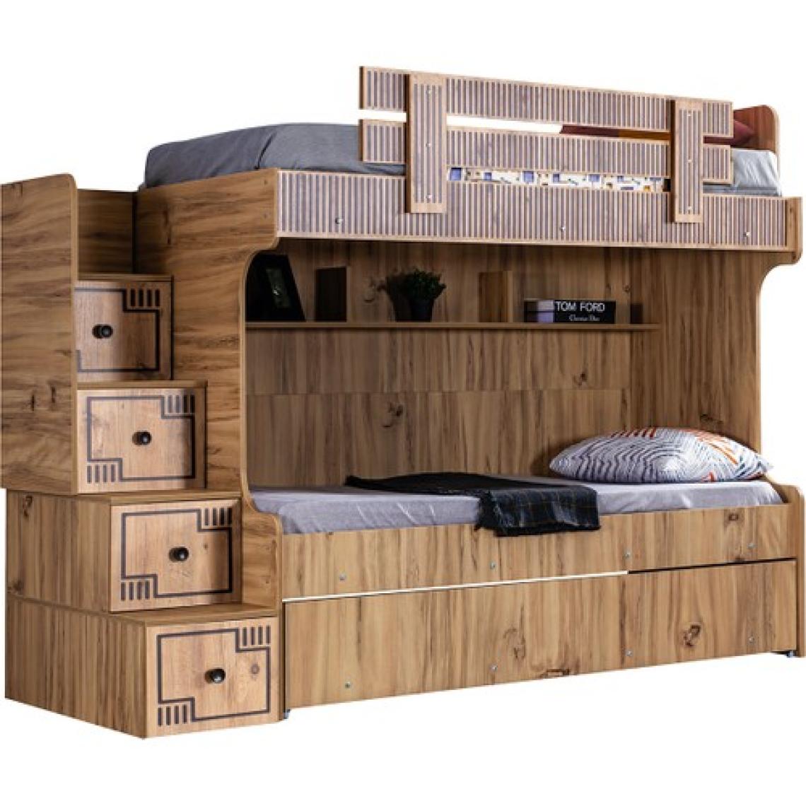Setay Natural Yavrulu Ranza - 3'lü Ceviz Ranza + 2 Adet Comfort Yatak