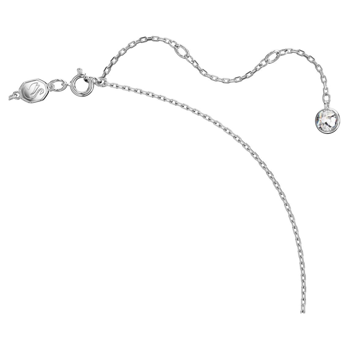 Swarovski Iconic Swan Kolye Kuğu, Küçük, Mavi, Rodyum Kaplama