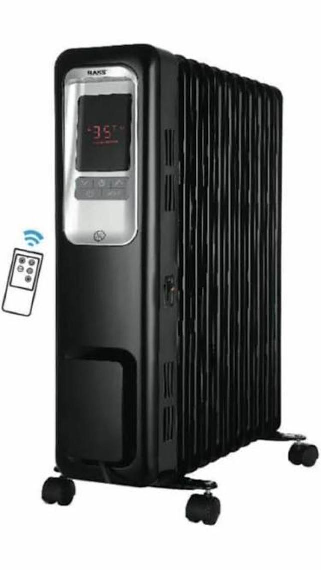 RAKS Elektrikli Yağlı Radyatör Perge 2300 Watt Kumandalı