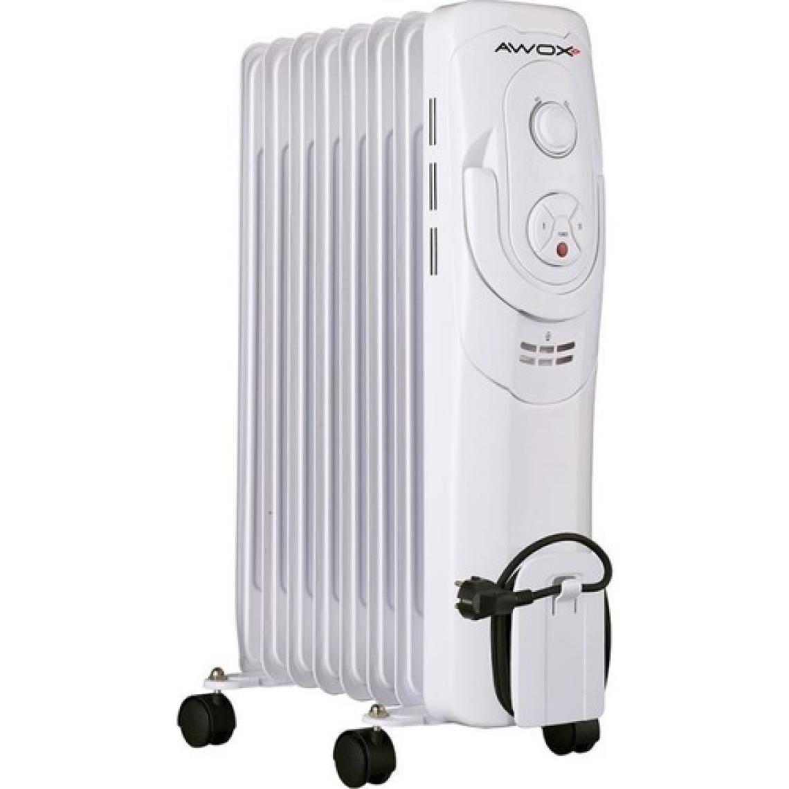 Awox Dilimfit Plus 8F 2400 W 8 Dilim Fanlı Yağlı Radyatör Beyaz