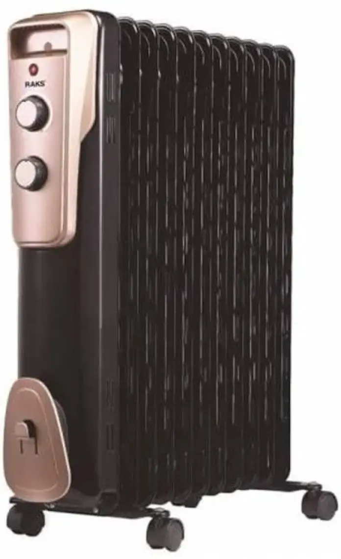 Raks Ilıca Yağlı Radyatör 11 Dilim 2300 W Fanlı Isıtıcı Siyah