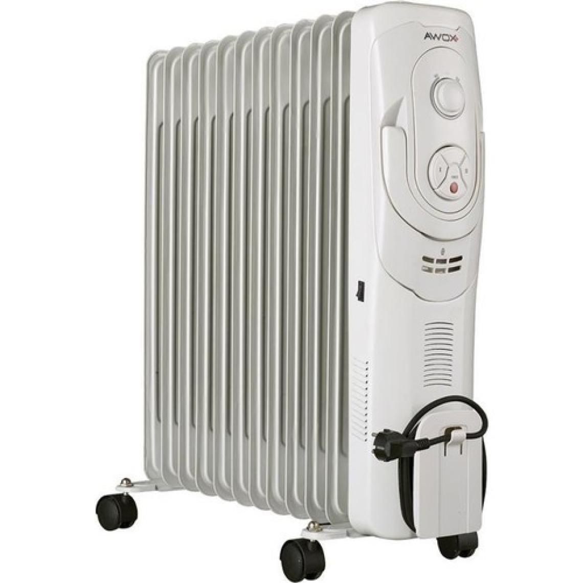 Awox 12F Dilim Plus Fanlı 2900 W Yağlı Radyatör ( BEYAZ RENK )