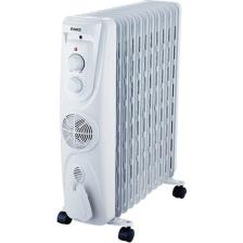 Raks Ilıca Yağlı Radyatör 11 Dilim 2300 W Fanlı Isıtıcı Siyah