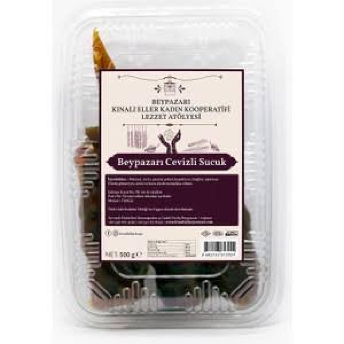 Kınalı Eller Kadın Kooperatifi Beypazarı Cevizli Sucuk 500 gr