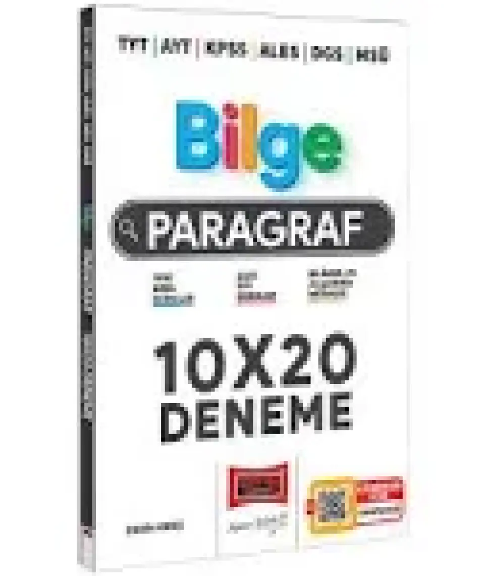 Yargı Yayınevi 2023 TYT AYT KPSS ALES DGS MSÜ Bilge Paragraf 10X20 Deneme Sınavı
