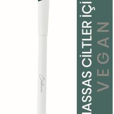 Vegan Damla Kapatıcı Makyaj Fırçası-v709- Ahşap Sap 14.5cm