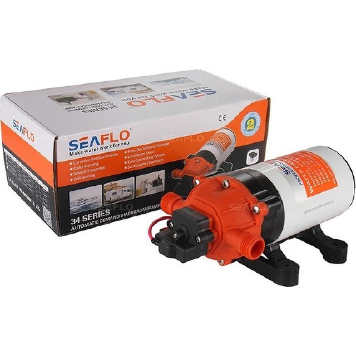 Seaflo Karavan, Tekne Hidroforu 12 Volt 6 Lt/Dak 100 Psi 6.8 Bar