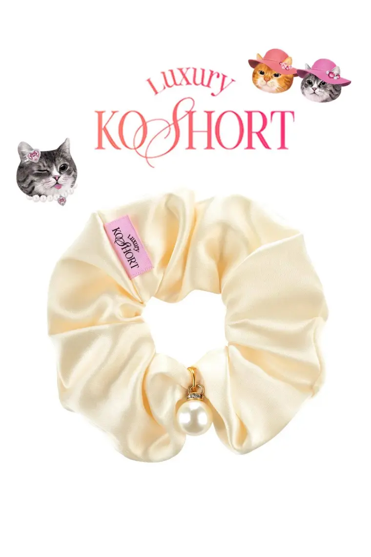 Clio İnci Detaylı Saç Tokası CLIO Pearl Hair Scrunchie (Luxury Koshort)