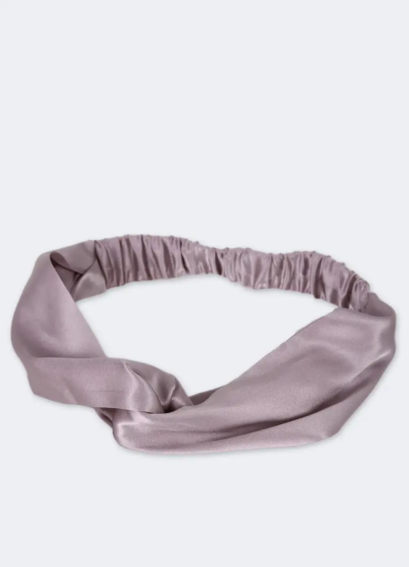 Beauty Pillow %100 İpek Saç Bandı Siyah Renk