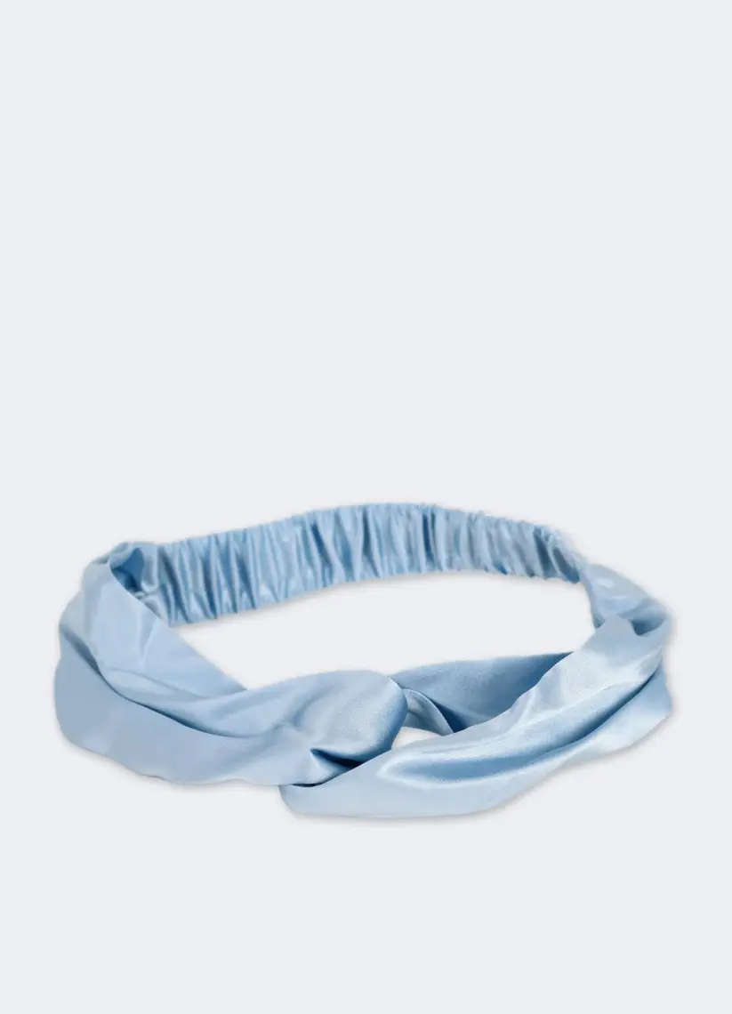 Beauty Pillow %100 İpek Saç Bandı Siyah Renk