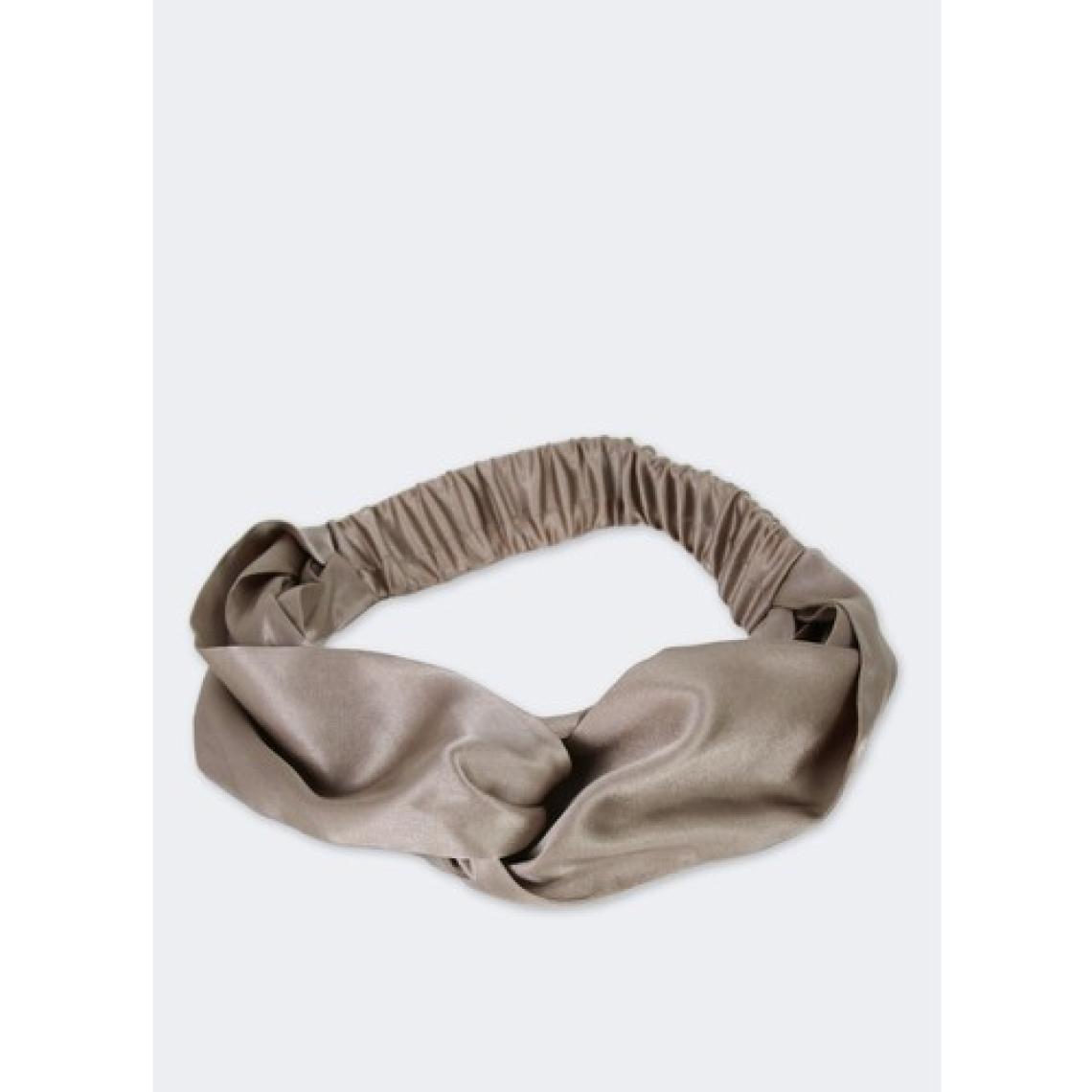 Beauty Pillow %100 İpek Saç Bandı Vizon Renk