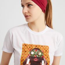 Butikgiz Bordo Vişne, Butik Tasarım Kadın Bandana Saç Bandı, Ekstra Yumuşak,  Esnek, Doğal, Pamuklu Penye