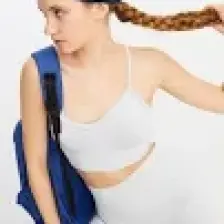 Butikgiz Lacivert Kadın Pamuklu Penye, Kaymaz, Terletmez, Ultra Hafif, Spor Saç Bandı Bandana