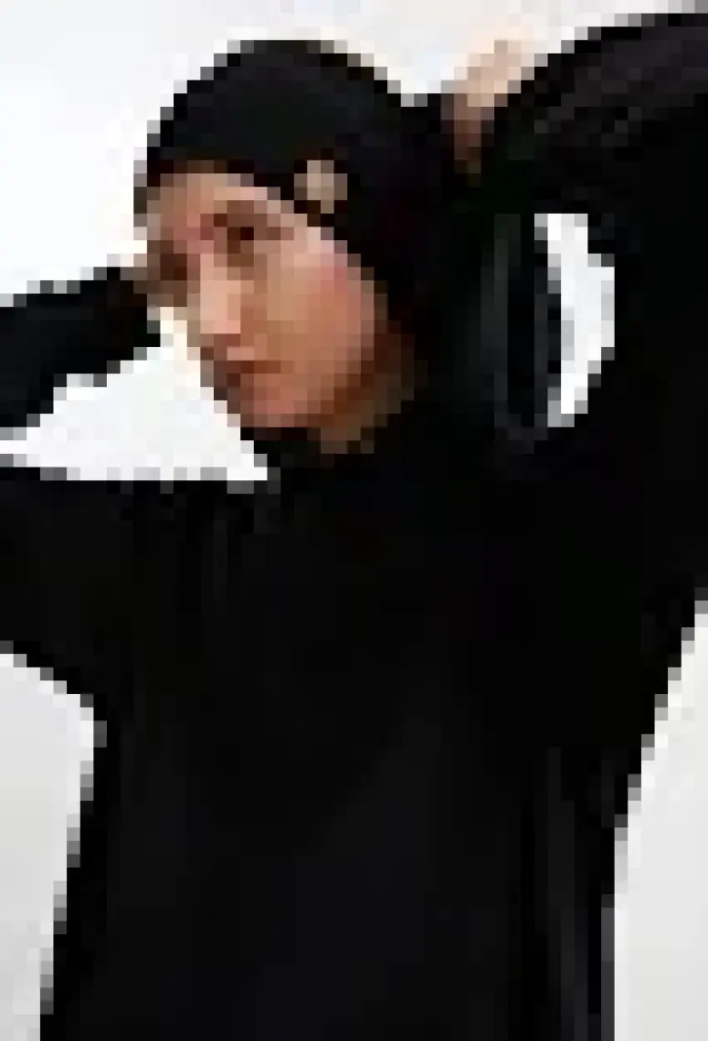 Butikgiz Siyah Kadın Pamuklu Termal, Kaymaz, Terletmez, Ultra Hafif, Spor Saç Bandı Bandana Buff