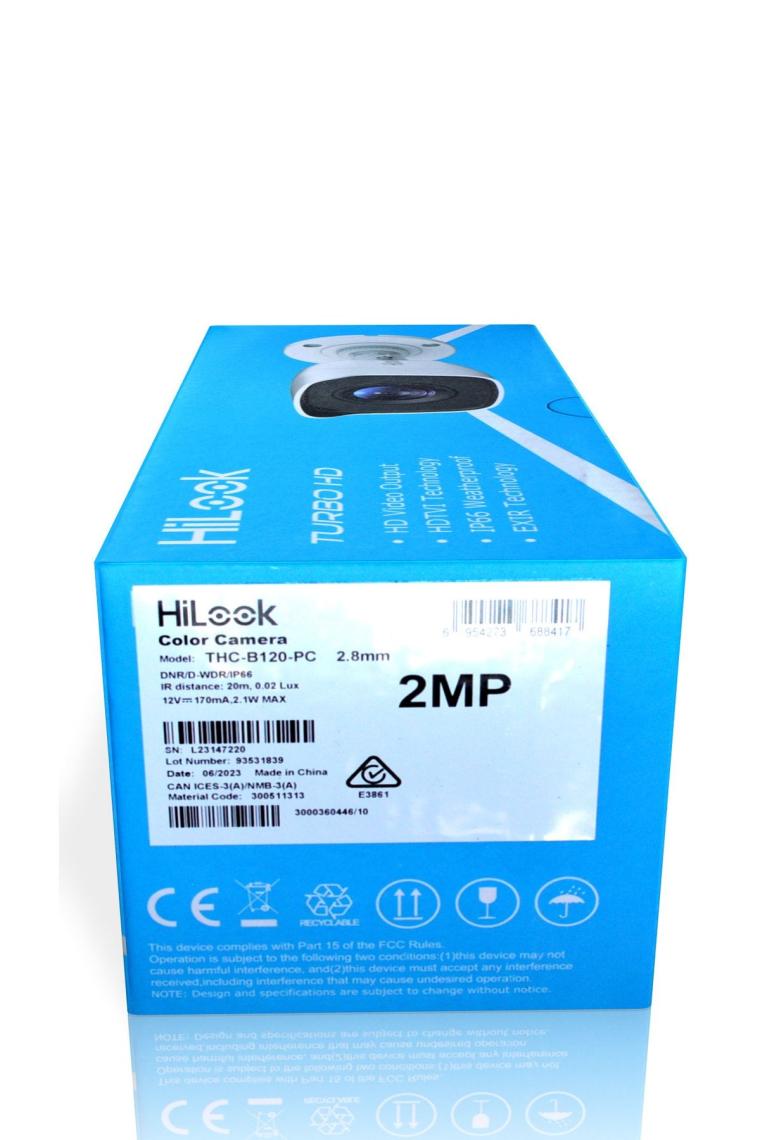 HiLook THC-B120-PC 2 MP 2.8mm Turbo HD Mini EXIR Bullet Güvenlik Kamerası