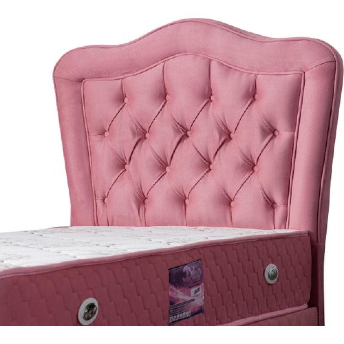 Setay Camelli İkili Set Tek Kişilik Baza Başlık - Pembe
