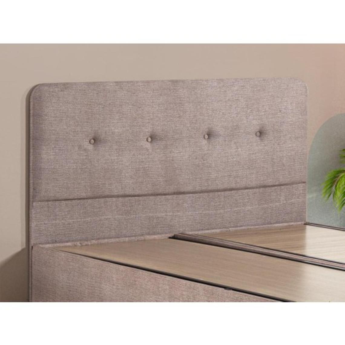 Luna Baza ve Başlık Seti - 150x200 cm Çift Kişilik Kumaş Baza Seti