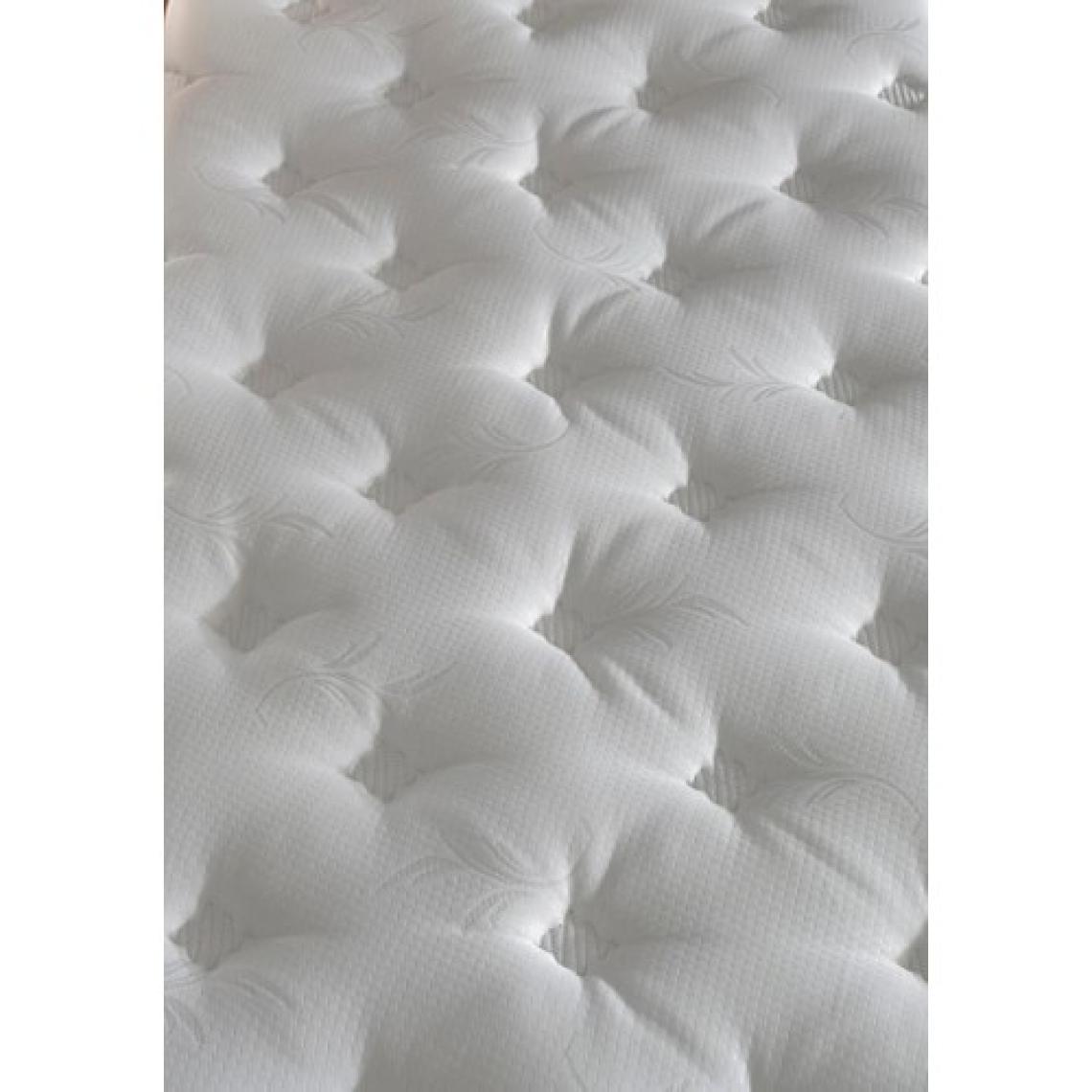 Niron Queen 120x200 Bir Buçuk Kişilik Pedli Yatak Seti Sütlü Kahve Kumaş Baza Başlık ve Yatak Takımı