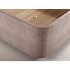 Luna Baza ve Başlık Seti - 180x200 cm Çift Kişilik Sandıklı Kumaş Baza Seti