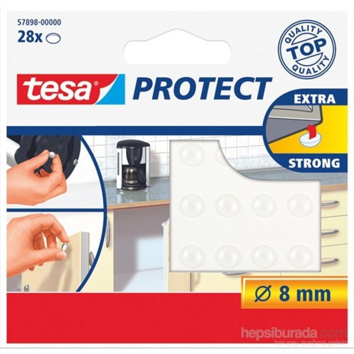 Tesa Ses Önleyici Pastil, Şeffaf   28 x 8mmØ