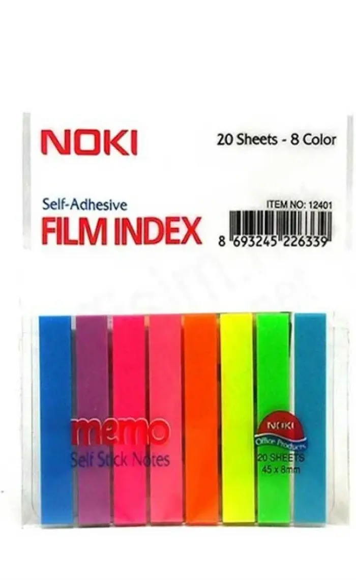 Noki Memo 8 Renk Film Index