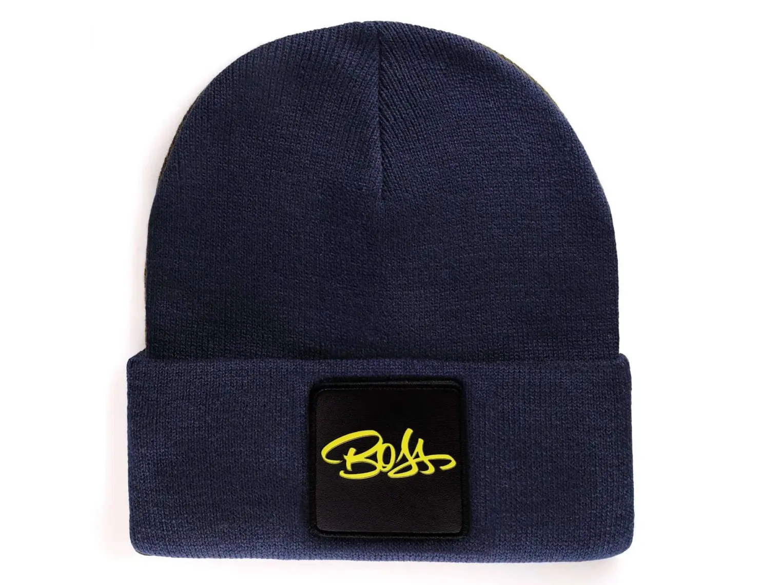 BlackBörk V1 Akrilik Boss - 2 Kod Logolu Unisex Lacivert Bere (Beanie)