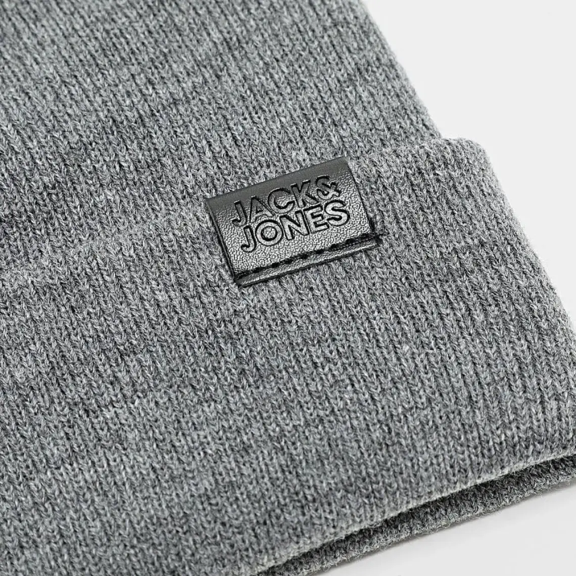 Jack & Jones Gri-Melanj Erkek Bere&atkı Seti 12163827