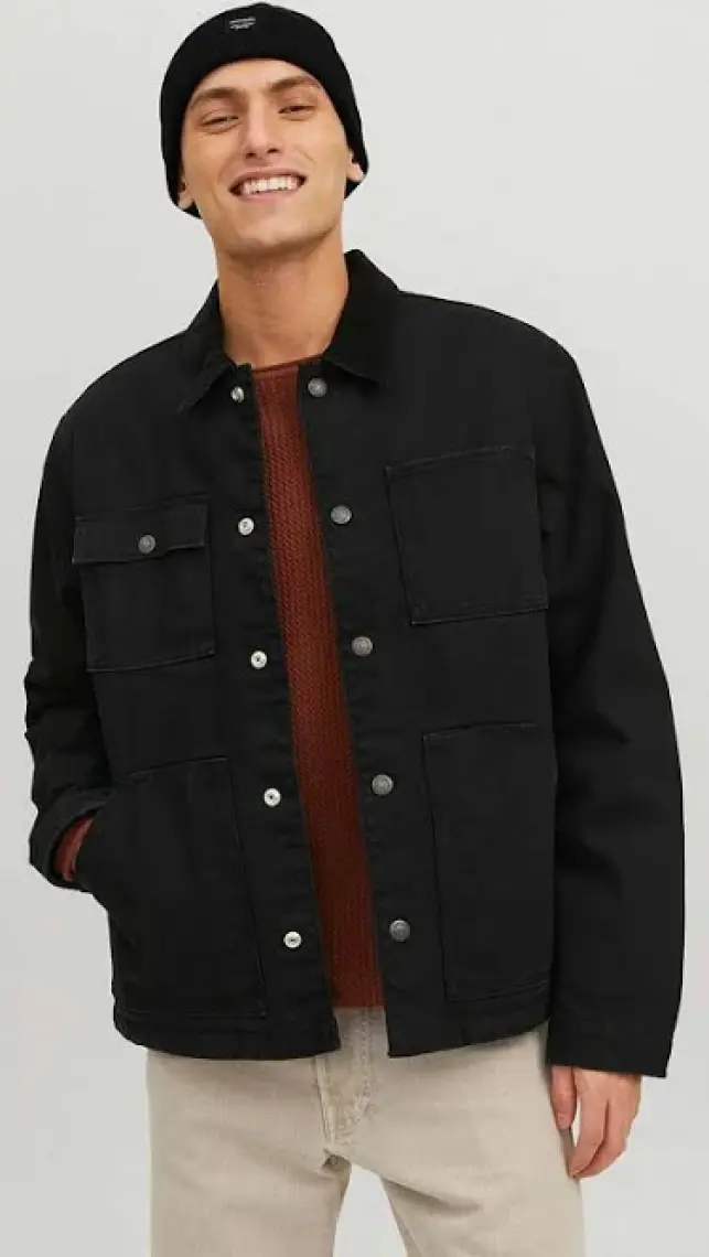 Jack & Jones Jacdna Erkek Siyah Bere 12092815-Black
