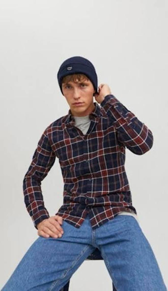 Jack & Jones Jacdna Beanıe Noos Lacivert Erkek Bere 12092815-Navy