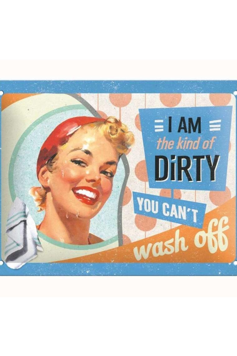 Nostalgic Art The Kind Of Dirty Metal Kabartmalı Pin Up Duvar Panosu (15 X 20 Cm)