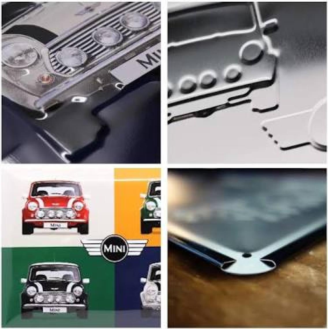 Nostalgic Art Mini 4 Cars Pop Art Metal Pano