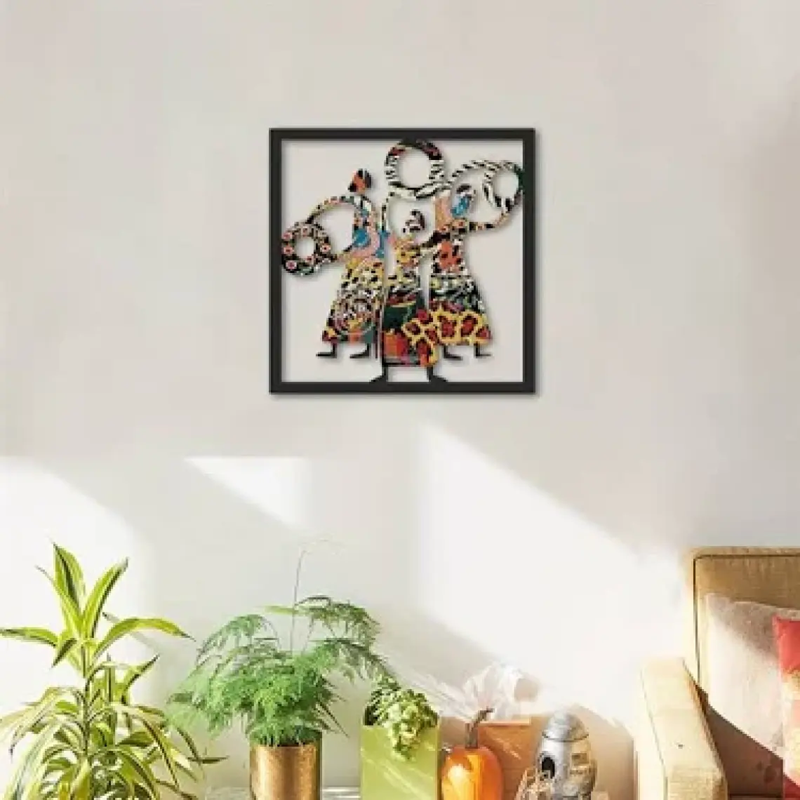 Artepera Triple Goddess Metal Tablo - Modern Ev Dekorsayonları - APT112 - Colorart