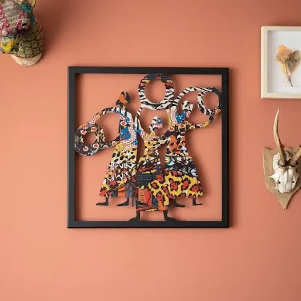 Artepera Triple Goddess Metal Tablo - Modern Ev Dekorsayonları - APT112 - Colorart