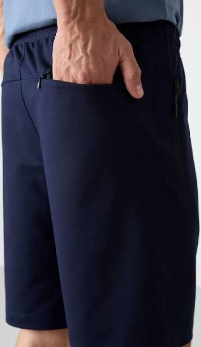 Tommy Life Çağla Gizli Fermuar Arka Cepli Bağcıklı Standart Kalıp Erkek Şort - 81136