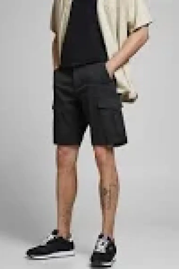 Jack & Jones Jpstjoe Jjcargo Shorts Akm Siyah Erkek Şort 12182555-Black