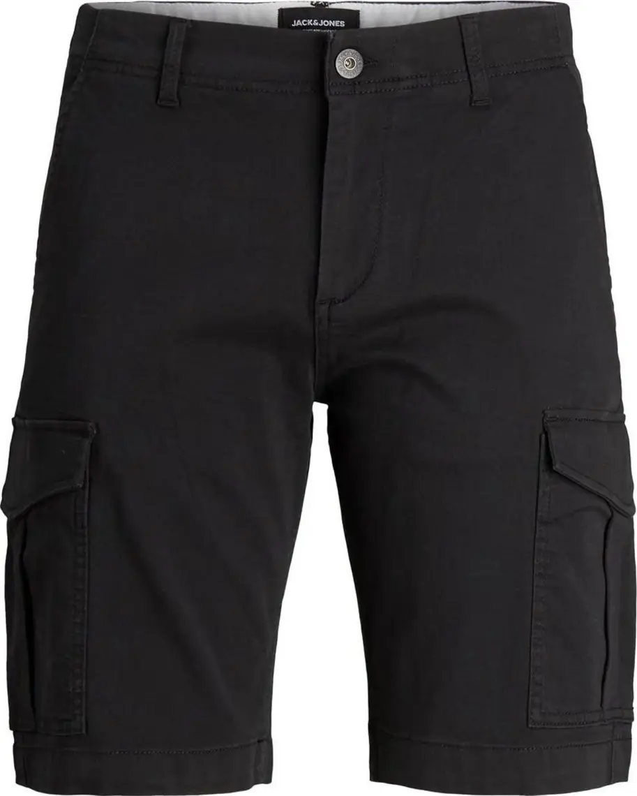 Jack & Jones Jpstjoe Jjcargo Shorts Akm Siyah Erkek Şort 12182555-Black