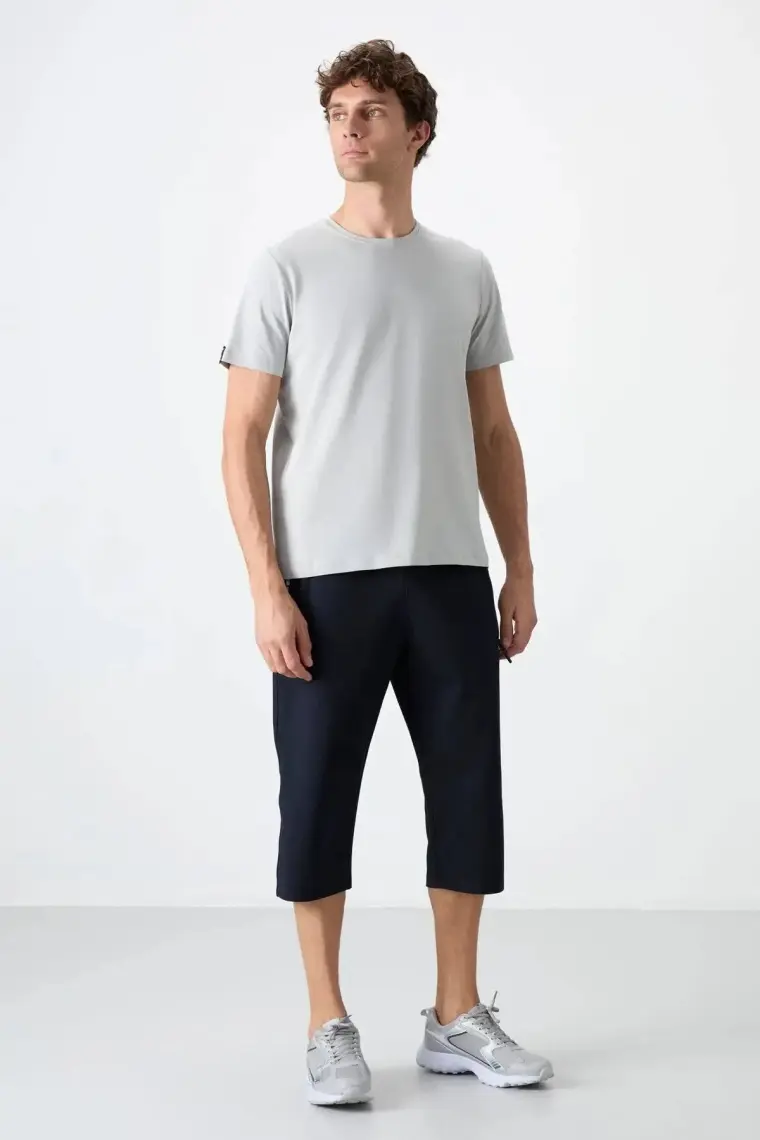 Tommy Life Tommy Life  Siyah Erkek Fermuar Cepli Standart Kalıp Klasik Paça Kapri-83091_01