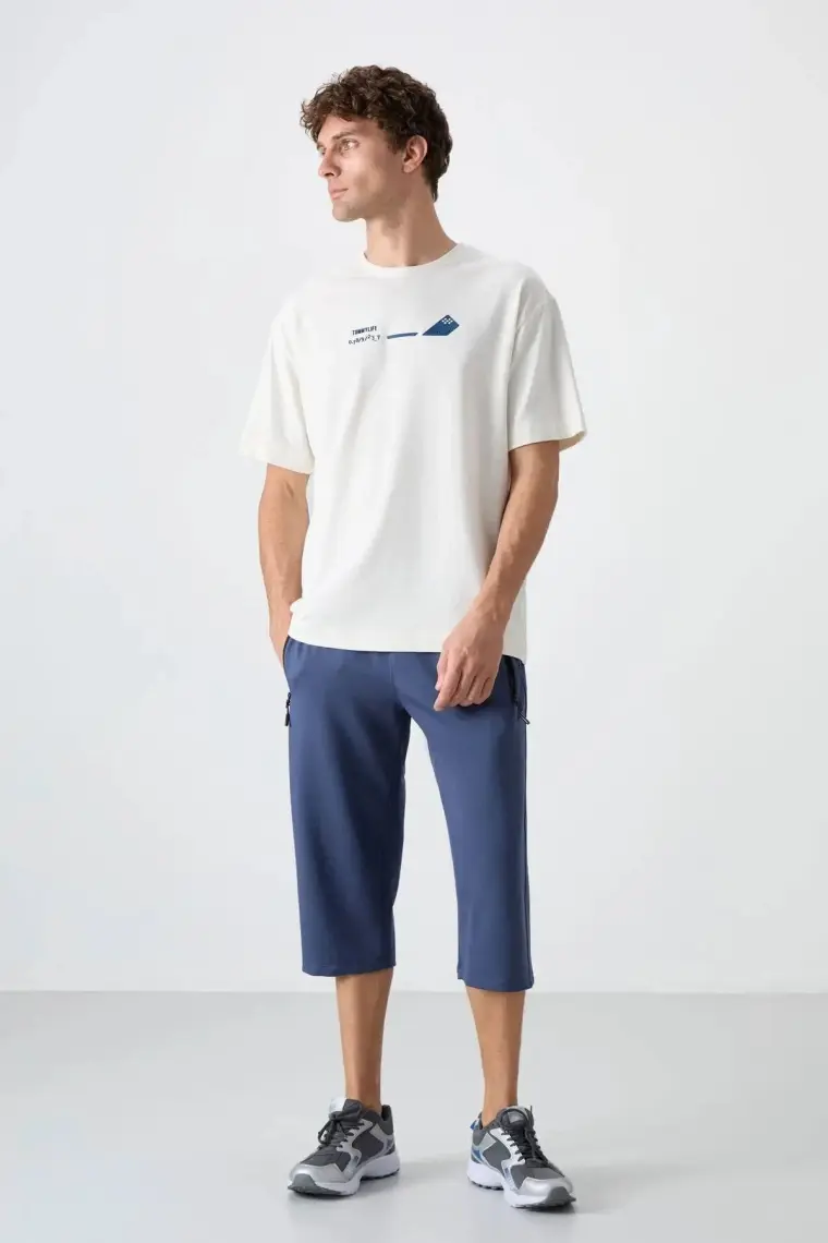 Tommy Life Tommy Life  Siyah Erkek Fermuar Cepli Standart Kalıp Klasik Paça Kapri-83091_01
