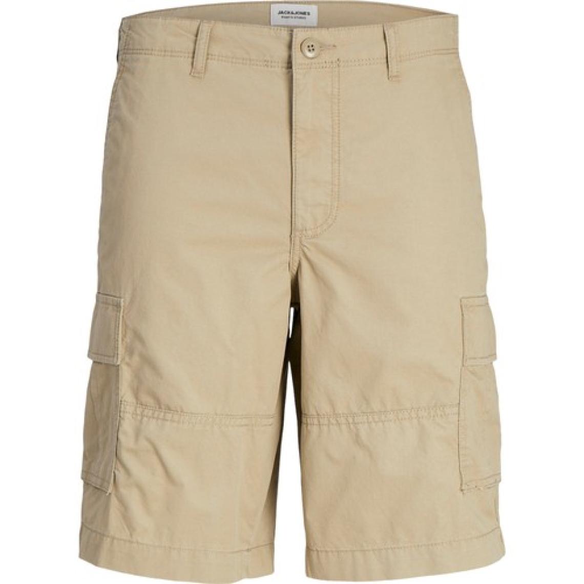 Jack & Jones Jpstcole Campaign Erkek Bej Kargo Şort 12253222-Crockery