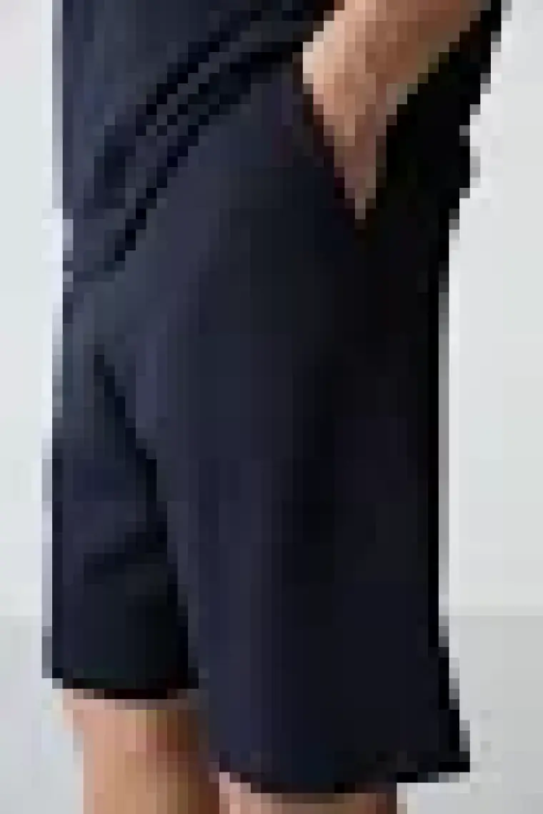 Air Jones Gri Melanj Pamuklu Kalın Yumuşak Dokulu Oversize Fit Basic Erkek Şort Takım - 85257