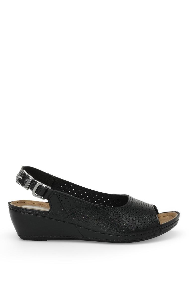 162750.z3fx Siyah Kadın Comfort Sandalet