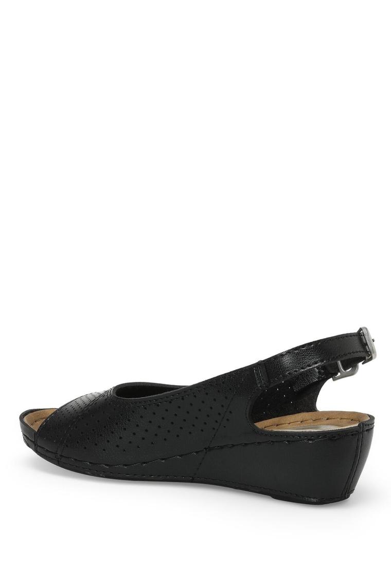 162750.z3fx Siyah Kadın Comfort Sandalet