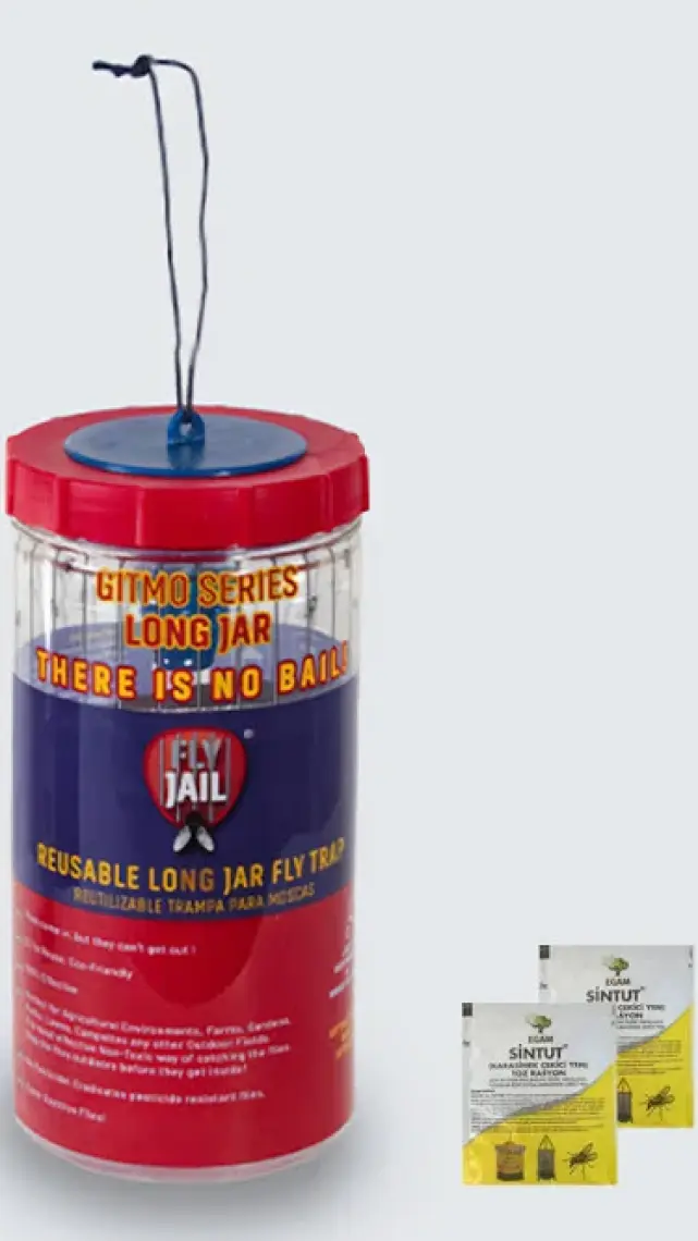Fly Jaıl Long Jar, 1.5 Litre Kavanoz Tipi Karasinek Tuzağı