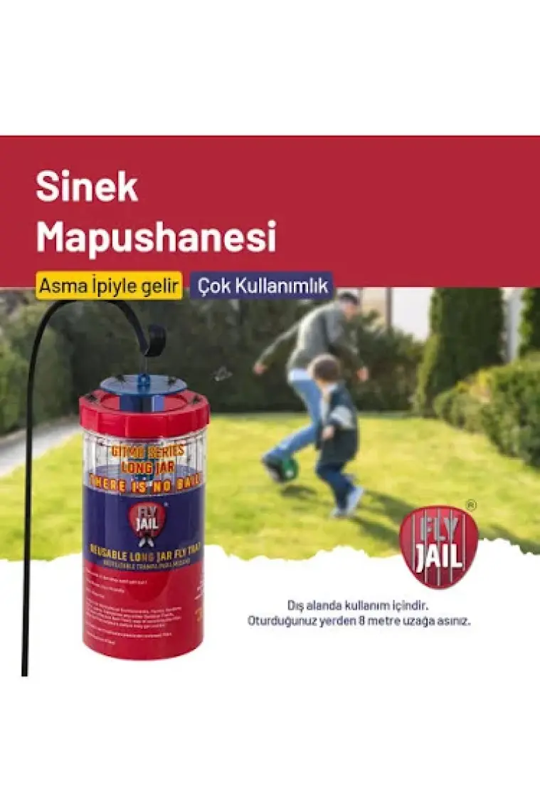 Fly Jaıl Long Jar, 1.5 Litre Kavanoz Tipi Karasinek Tuzağı