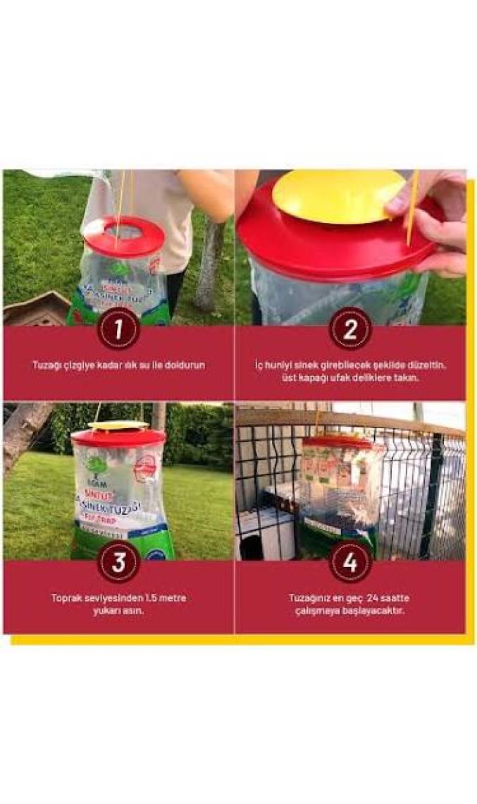 Sintut 3 Adet Sintut L | Karasinek Tuzağı
