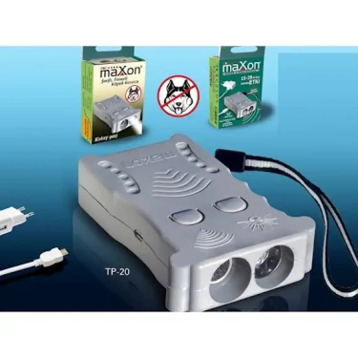 Maxon Saldırgan Köpek & Kedi Kovucu Şarjlı Ve Led Fener Özellikli